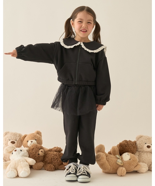 Lycee mine(リセマイン)の「【Lycee mine バレエシリーズ】【セットアップ可】セーラーカラーフルジップスウェット【子供服】【キッズ】【女の子】(パーカー・キッズ・アイボリー/ベビーピンク/ブラック/ライトブルー/トップグレー/クリーム/バイオレット・110cm/130cm/120cm/140cm/150cm/100cm)」の18枚目の写真