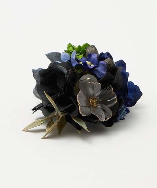 tnc（ティンク）の「【別注】＜tnc＞コサージュ（ブローチ/コサージュ・レディース・クリーム/ネイビー・FREE）」の8枚目の写真