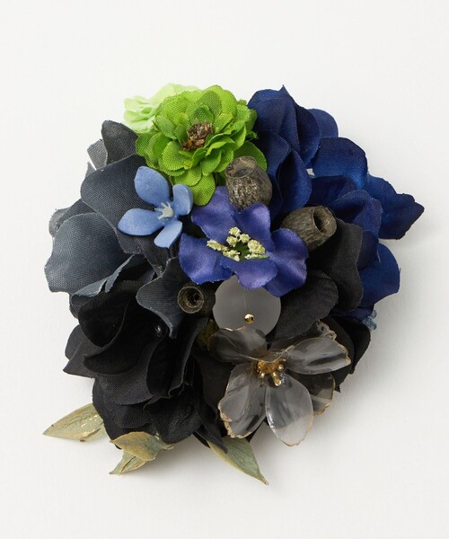 tnc（ティンク）の「【別注】＜tnc＞コサージュ（ブローチ/コサージュ・レディース・クリーム/ネイビー・FREE）」の9枚目の写真