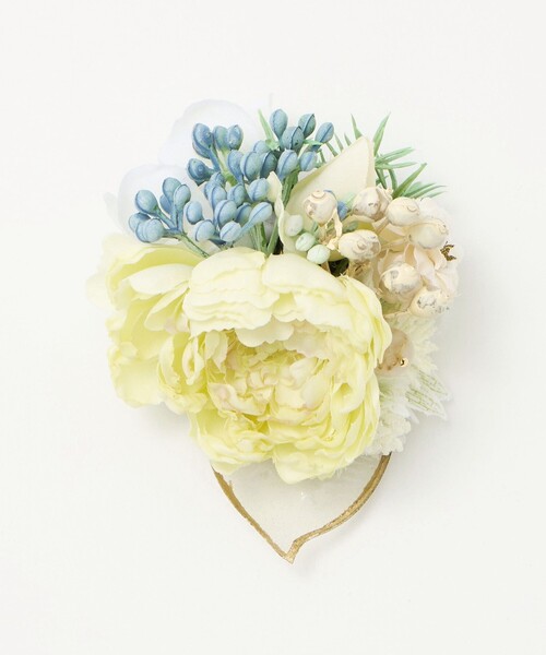 tnc（ティンク）の「【別注】＜tnc＞コサージュ（ブローチ/コサージュ・レディース・クリーム/ネイビー・FREE）」の11枚目の写真