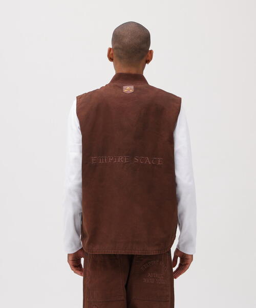 AVIREX（アヴィレックス）の「LEATHER PATCH DUCK VEST / レザーパッチ ダック ベスト / AVIREX / アヴィレックス（ベスト・メンズ・ブラウン/ブラック・XL/M/L）」の19枚目の写真