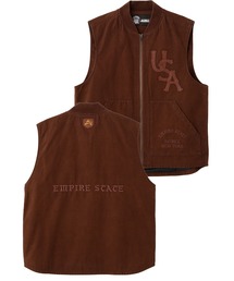 AVIREX | LEATHER PATCH DUCK VEST / レザーパッチ ダック ベスト / AVIREX / アヴィレックス(ベスト)