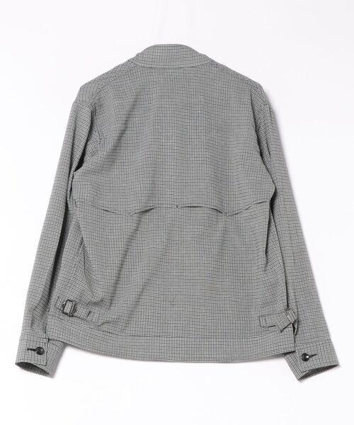 MEN'S BIGI（メンズビギ）の「ライトサッカー スタンドカラーブルゾン＜ストレッチ/通気性＞（ブルゾン・メンズ・ブラック/ブラック系その他・03/04/02）」の11枚目の写真