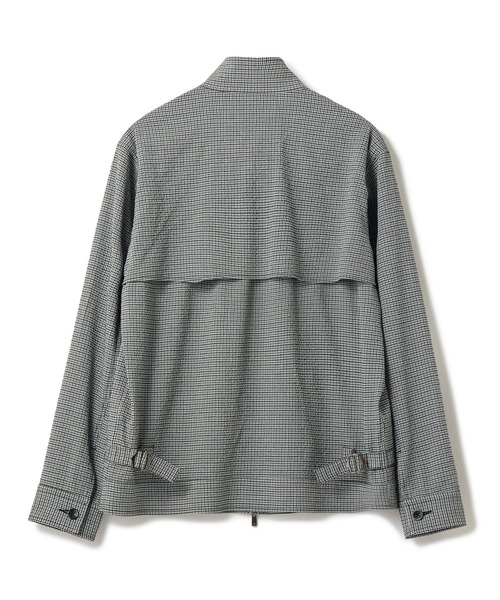 MEN'S BIGI（メンズビギ）の「ライトサッカー スタンドカラーブルゾン＜ストレッチ/通気性＞（ブルゾン・メンズ・ブラック/ブラック系その他・03/04/02）」の8枚目の写真