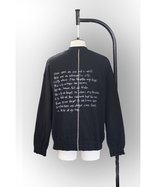 SHINYAKOZUKA（シンヤコヅカ）の「PAGE.1（スウェット・メンズ・オートミール/ブラック・MEDIUM/LARGE）」の3枚目の写真