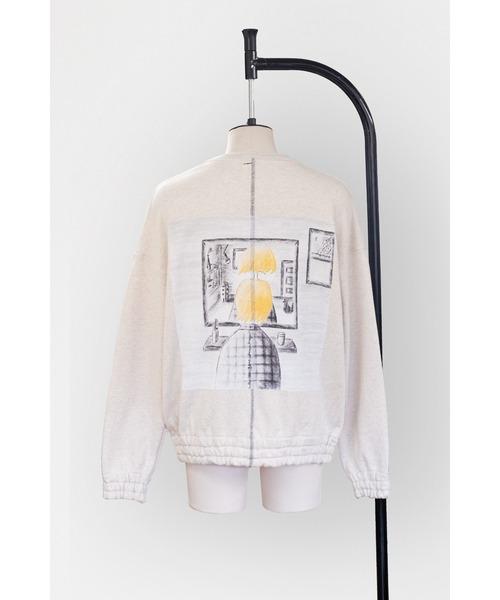 SHINYAKOZUKA（シンヤコヅカ）の「PAGE.1（スウェット・メンズ・オートミール/ブラック・MEDIUM/LARGE）」の7枚目の写真