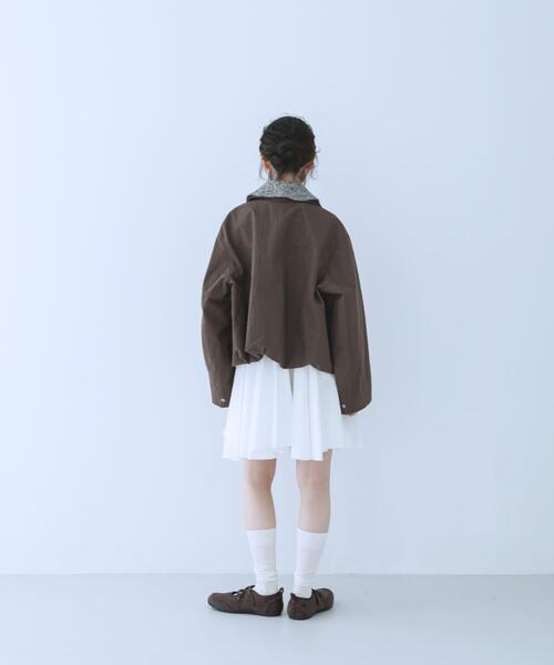 KBF（ケイビーエフ）の「2WAYボリュームヘムミニワンピース（ワンピース・レディース・オフホワイト/ブラック/ライトブルー・ONE）」の7枚目の写真