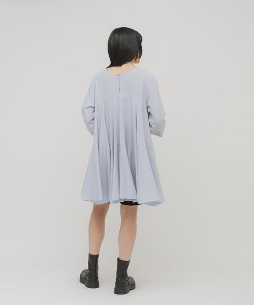 KBF（ケイビーエフ）の「2WAYボリュームヘムミニワンピース（ワンピース・レディース・オフホワイト/ブラック/ライトブルー・ONE）」の17枚目の写真