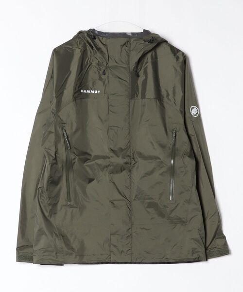 Mammut（マムート）の「マイクロレイヤー 3.0 ハードシェル フーデッド ジャケット AF / Microlayer 3.0 HS Hooded Jacket AF Men（ナイロンジャケット・メンズ・ネイビー/カーキ/ブラック・XL/L/M）」の3枚目の写真