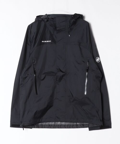 Mammut（マムート）の「マイクロレイヤー 3.0 ハードシェル フーデッド ジャケット AF / Microlayer 3.0 HS Hooded Jacket AF Men（ナイロンジャケット・メンズ・ネイビー/カーキ/ブラック・XL/L/M）」の2枚目の写真