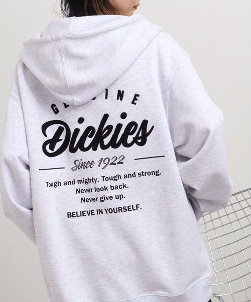 Dickies(ディッキーズ)の「【GENUINE DICKIES/ジェニュインディッキーズ】裏毛バックプリント エンブレムフルジップパーカー(パーカー・メンズ・アッシュグレー/グリーン系その他/スミクロ・XL/M/L)」の20枚目の写真