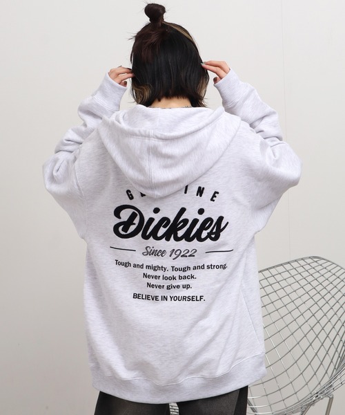 Dickies(ディッキーズ)の「【GENUINE DICKIES/ジェニュインディッキーズ】裏毛バックプリント エンブレムフルジップパーカー(パーカー・メンズ・アッシュグレー/グリーン系その他/スミクロ・XL/M/L)」の21枚目の写真