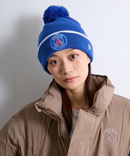 NEW ERA(ニューエラ)の「【NEW ERA / ニューエラ】CORE CUFF POM BEANIE PSG 1492243 7(ニットキャップ/ビーニー・メンズ・ネイビー・40)」の2枚目の写真