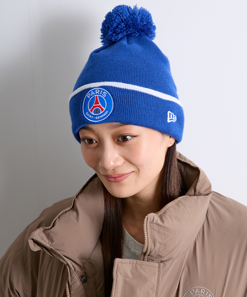 NEW ERA(ニューエラ)の「【NEW ERA / ニューエラ】CORE CUFF POM BEANIE PSG 1492243 7(ニットキャップ/ビーニー・メンズ・ネイビー・40)」の4枚目の写真