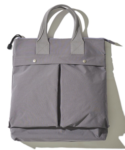ADPOSION(アドポーション)の「《UNISEX》KONBU Nylon HELMET BAG / コンブナイロン ヘルメットバッグ(ショルダーバッグ・レディース・グレー/ブラック/ネイビー・FREE)」の6枚目の写真