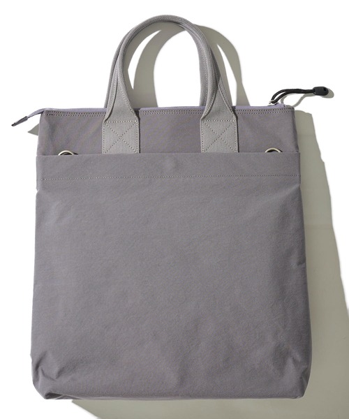 ADPOSION(アドポーション)の「《UNISEX》KONBU Nylon HELMET BAG / コンブナイロン ヘルメットバッグ(ショルダーバッグ・レディース・グレー/ブラック/ネイビー・FREE)」の7枚目の写真
