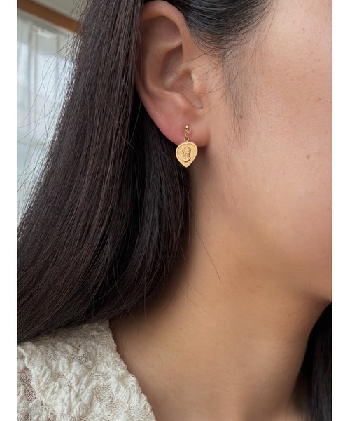 tone(トーン)の「【Spill The Beans】BRASSチャームピアス(MA)(ピアス(両耳用)・レディース・ゴールド/ゴールド系1/ゴールド系2・FREE)」の7枚目の写真