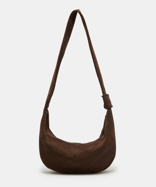 COURONNEの「Faugeres Bow Cross 47 Suede_RCBRX25648BRD(メッセンジャーバッグ・レディース・ダークブラウン・FREE)」の1枚目の写真