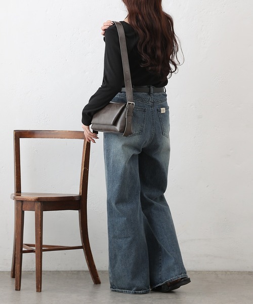 COLONY 2139（コロニートゥーワンスリーナイン）の「レイヤード風フライスプルオーバー（Tシャツ/カットソー・レディース・ブラック/チャコールグレー/ホワイト/ライトグレー・FREE）」の19枚目の写真