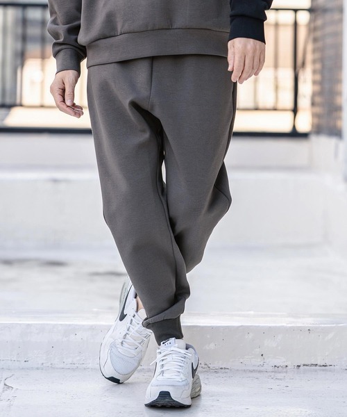 CAMBIO(カンビオ)の「mp14526-Cardboard Knit Jogger Pants ジョガーパンツ(S63826cmb)(スウェットパンツ・メンズ・ブラック/グレー/グレイッシュベージュ/チャコール・S/M/L)」の6枚目の写真