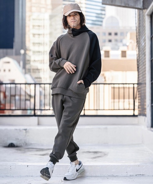 CAMBIO(カンビオ)の「mp14526-Cardboard Knit Jogger Pants ジョガーパンツ(S63826cmb)(スウェットパンツ・メンズ・ブラック/グレー/グレイッシュベージュ/チャコール・S/M/L)」の9枚目の写真
