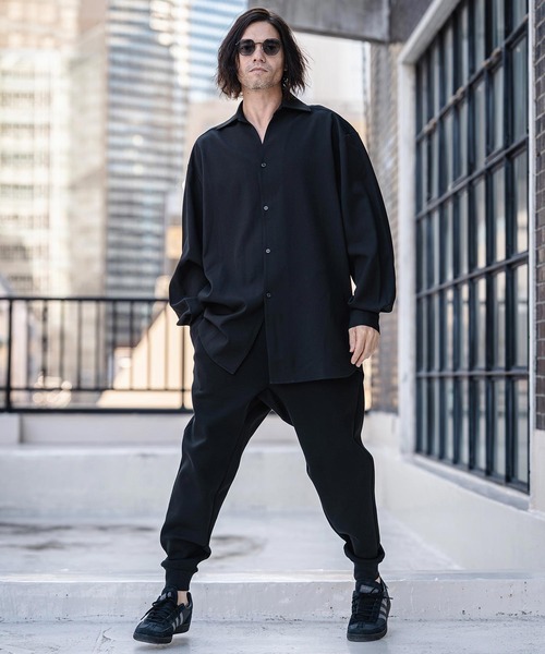 CAMBIO(カンビオ)の「mp14526-Cardboard Knit Jogger Pants ジョガーパンツ(S63826cmb)(スウェットパンツ・メンズ・ブラック/グレー/グレイッシュベージュ/チャコール・S/M/L)」の15枚目の写真