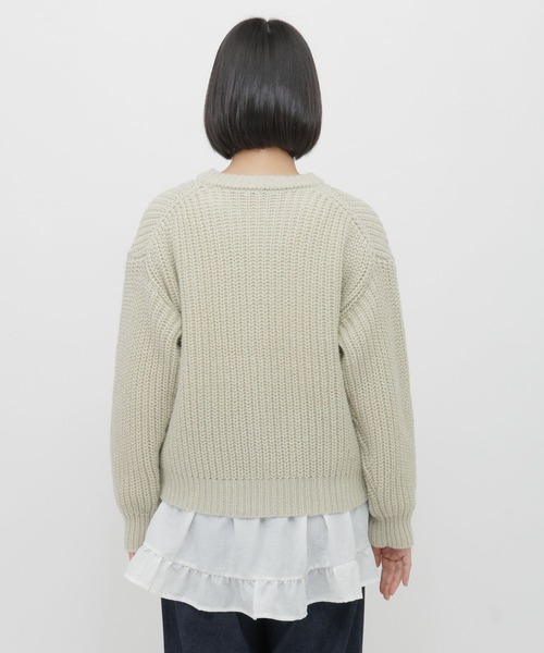 GLOBAL WORK（グローバルワーク）の「2SET＊カーディガン＊チュニック/AND YUA ANY/636236（カーディガン/ボレロ・キッズ・ミント/オフホワイト・FREE）」の21枚目の写真