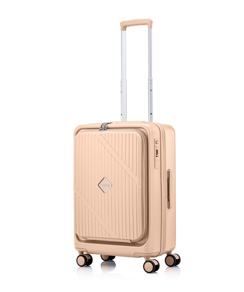 AMERICAN TOURISTER(アメリカンツーリスター)の「アメリカンツーリスター VELOX スピナー61/22 エキスパンダー TSA HW パステルピンク(スーツケース/キャリーバッグ・レディース・ライトピンク・M)」の1枚目の写真