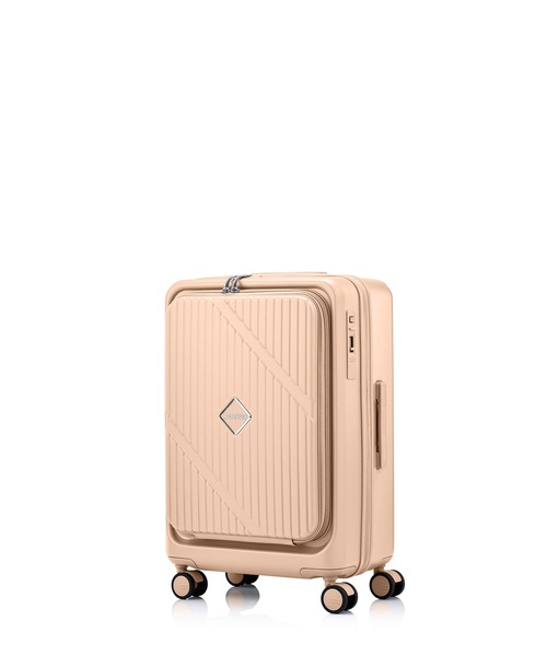 AMERICAN TOURISTER(アメリカンツーリスター)の「アメリカンツーリスター VELOX スピナー61/22 エキスパンダー TSA HW パステルピンク(スーツケース/キャリーバッグ・レディース・ライトピンク・M)」の2枚目の写真