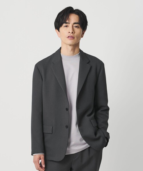 BEAUTY&YOUTH UNITED ARROWS（ビューティーアンドユースユナイテッドアローズ）の「東レ/TORAY ワルツ コンフォート ジャケット セットアップ対応 ヨコストレッチ ウォッシャブル（テーラードジャケット・メンズ・ダークグレー/ブラック/ダークブラウン・M/XL/L/S）」の4枚目の写真