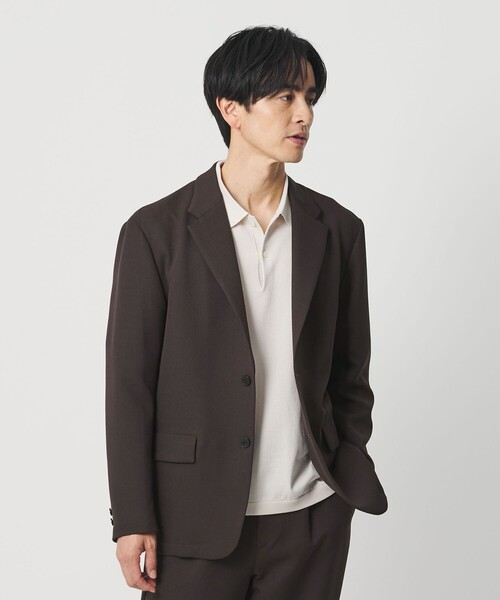 BEAUTY&YOUTH UNITED ARROWS（ビューティーアンドユースユナイテッドアローズ）の「東レ/TORAY ワルツ コンフォート ジャケット セットアップ対応 ヨコストレッチ ウォッシャブル（テーラードジャケット・メンズ・ダークグレー/ブラック/ダークブラウン・M/XL/L/S）」の6枚目の写真