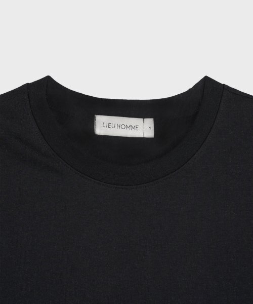 LIEU HOMME(リュウオム)の「オーバーサイズショルダーラインTシャツ_ブラック(Tシャツ/カットソー・メンズ・その他・M/L)」の3枚目の写真