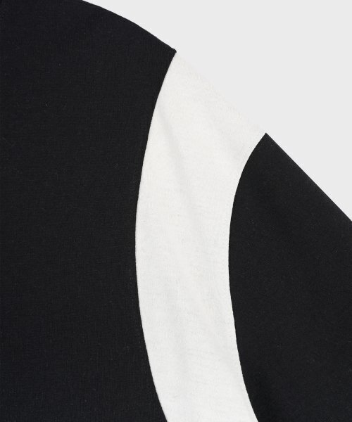 LIEU HOMME(リュウオム)の「オーバーサイズショルダーラインTシャツ_ブラック(Tシャツ/カットソー・メンズ・その他・M/L)」の4枚目の写真