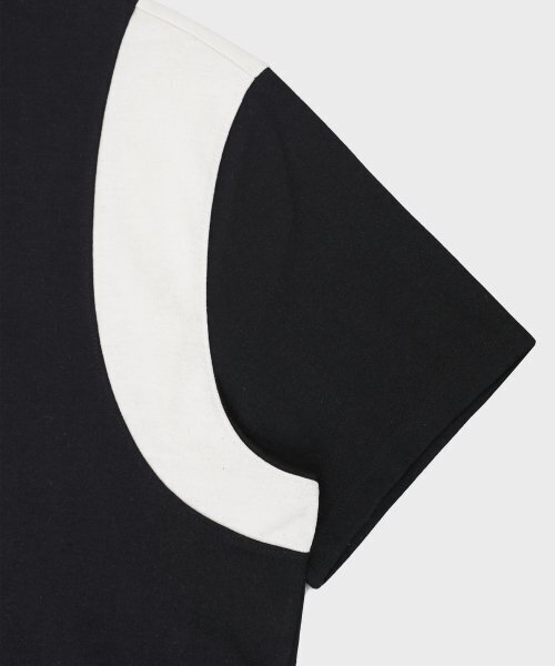 LIEU HOMME(リュウオム)の「オーバーサイズショルダーラインTシャツ_ブラック(Tシャツ/カットソー・メンズ・その他・M/L)」の6枚目の写真