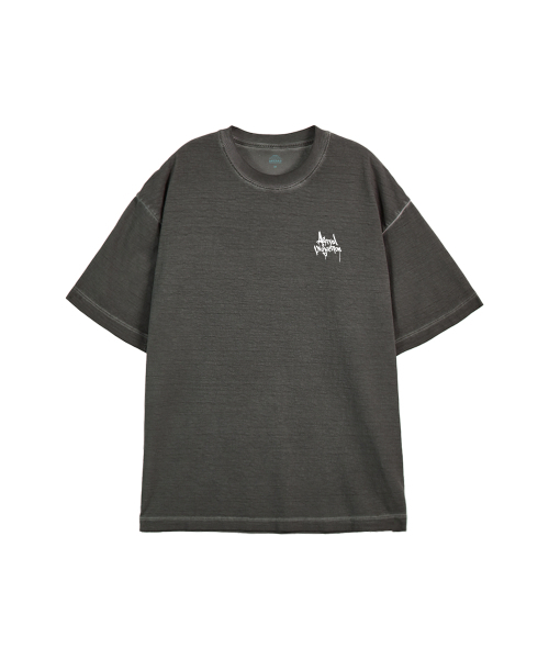 ASTRAL PROJECTION(アストラルプロジェクション)の「ペングラフィティレタリングピグメントルーズフィット半袖Tシャツ_チャコール(Tシャツ/カットソー・メンズ・その他・M/L/XL/XXL)」の2枚目の写真