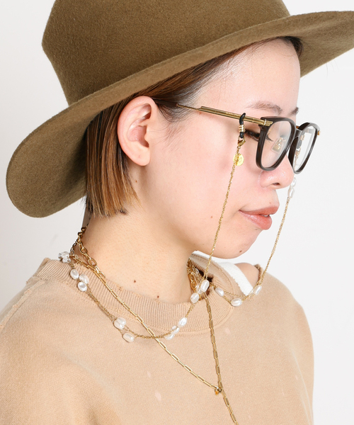 【完売品 新品】AP STUDIO サニーコーズ Perl glass cord Sunny Cords/サニーコーズ】Perl glass cord（メガネ）｜AP STUDIO