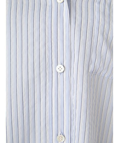 FRAY I.D（フレイアイディー）の「リラックスストライプシャツ（シャツ/ブラウス・レディース・グリーン/ピンク/ブルー・F）」の11枚目の写真