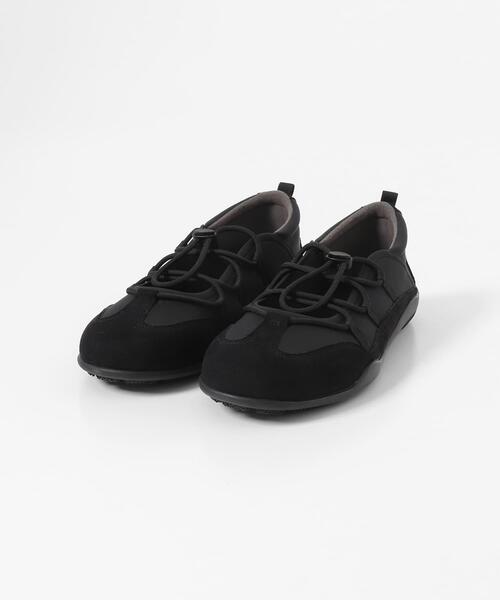 URBAN RESEARCH Sonny Label（アーバンリサーチサニーレーベル）の「レースアップバレエスニーカー（スニーカー・レディース・ブラック/ブラウン・SMALL/MEDIUM/LARGE）」の3枚目の写真