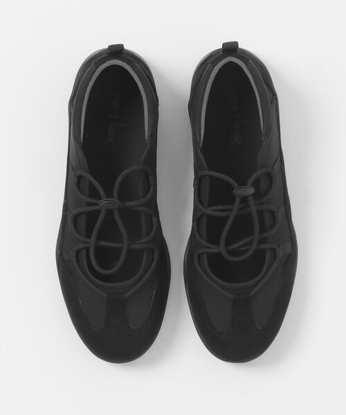 URBAN RESEARCH Sonny Label（アーバンリサーチサニーレーベル）の「レースアップバレエスニーカー（スニーカー・レディース・ブラック/ブラウン・SMALL/MEDIUM/LARGE）」の4枚目の写真