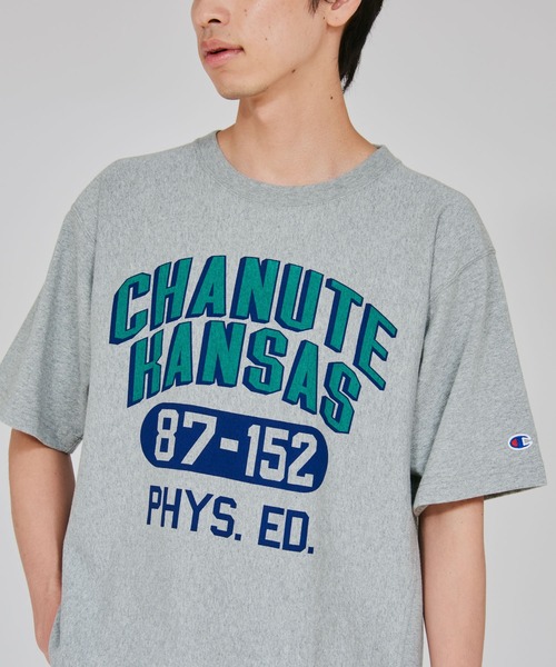 Champion(チャンピオン)の「【Champion/チャンピオン】メンズ リバースウィーブ(R) ショートスリーブTシャツ(Tシャツ/カットソー・メンズ・グレー/ブラック/ベージュ/オートミール/ネイビー/ホワイト・X-LARGE/LARGE/MEDIUM)」の7枚目の写真