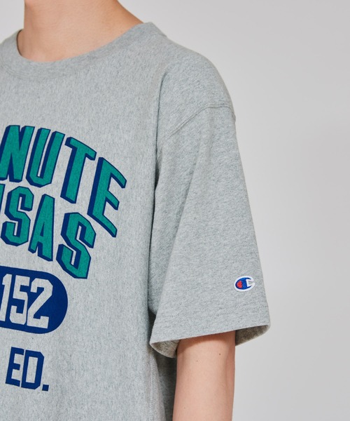 Champion(チャンピオン)の「【Champion/チャンピオン】メンズ リバースウィーブ(R) ショートスリーブTシャツ(Tシャツ/カットソー・メンズ・グレー/ブラック/ベージュ/オートミール/ネイビー/ホワイト・X-LARGE/LARGE/MEDIUM)」の8枚目の写真