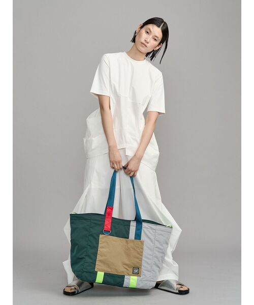 UN3D.(アンスリード)の「BLOCKING TOTE / ブロッキングトート(トートバッグ・レディース・ブラック/その他1・FREE)」の9枚目の写真