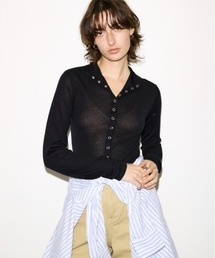 THROW by SLY | THROW RING BUTTONS TOPSTHROW リングボタンズトップス 冬服 春服(Tシャツ/カットソー)