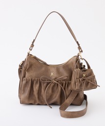 one after another NICE CLAUP | 新色追加/チャーム付きドロストバッグ(ショルダーバッグ)