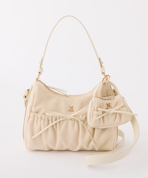 one after another NICE CLAUP（ワンアフターアナザーナイスクラップ）の「新色追加／チャーム付きドロストバッグ（ショルダーバッグ）」