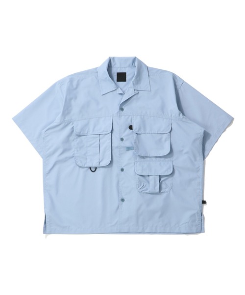 DAIWA PIER39（ダイワピア39）の「DAIWA PIER39  TECH MULTI TOOL POCKET SHIRT S/S SOLID　ダイワ ピア39  ショートスリーブシャツ（シャツ/ブラウス・メンズ・ライトブルー/ホワイト/ブラック・L/M/S/XL）」の3枚目の写真