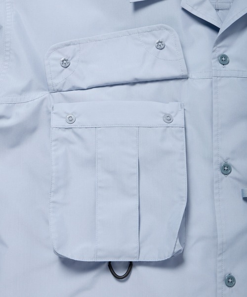 DAIWA PIER39（ダイワピア39）の「DAIWA PIER39  TECH MULTI TOOL POCKET SHIRT S/S SOLID　ダイワ ピア39  ショートスリーブシャツ（シャツ/ブラウス・メンズ・ライトブルー/ホワイト/ブラック・L/M/S/XL）」の15枚目の写真