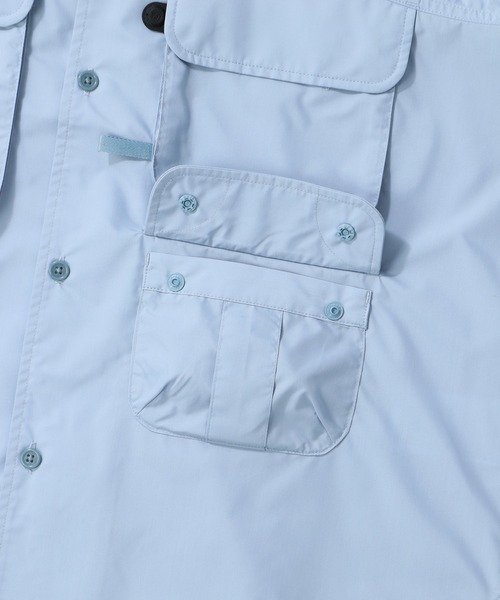 DAIWA PIER39（ダイワピア39）の「DAIWA PIER39  TECH MULTI TOOL POCKET SHIRT S/S SOLID　ダイワ ピア39  ショートスリーブシャツ（シャツ/ブラウス・メンズ・ライトブルー/ホワイト/ブラック・L/M/S/XL）」の7枚目の写真