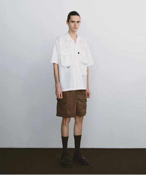 DAIWA PIER39（ダイワピア39）の「DAIWA PIER39  TECH MULTI TOOL POCKET SHIRT S/S SOLID　ダイワ ピア39  ショートスリーブシャツ（シャツ/ブラウス・メンズ・ライトブルー/ホワイト/ブラック・L/M/S/XL）」の4枚目の写真