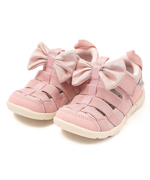 IFME(イフミー)の「KIDS|ifme CALIN WFS ビックリボン サマーシューズ【直営店限定】(サンダル・キッズ・ブラック/ベージュ/ピンク/ホワイト・21.0cm/20.5cm/20.0cm/19.5cm/19.0cm/18.5cm/18.0cm/17.5cm/17.0cm/16.5cm/16.0cm/15.5cm/15.0cm)」の1枚目の写真
